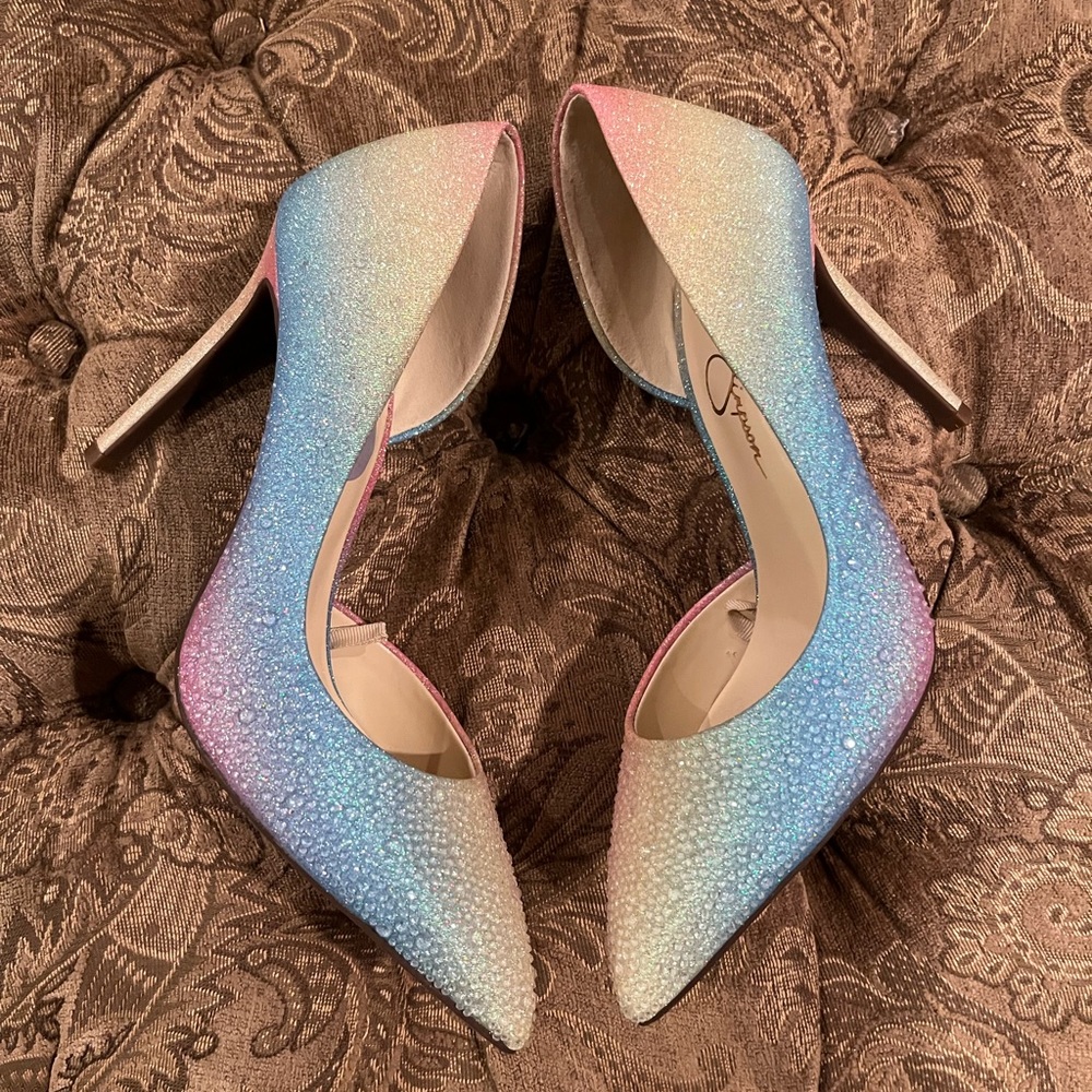 Jessica Simpson Multicolor Gradient Heels - Picture 7 of 8
